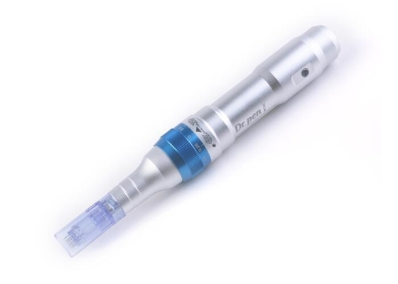 0.25mm 36 İğneli Dermapen Cilt İğneleme Mavi Mikro İğneleme Elektrikli Kalem