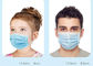 Dalga Mavi 17.5 * 9.5 cm Boyutu Ile COVID-19 için Tek Kullanımlık Yüz Maskesi KKD tıbbi Olmayan yerlerde Kullanılan