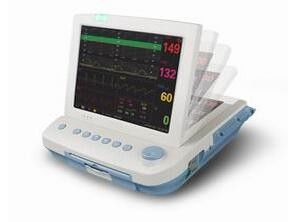 12.1 inç TFT Ekranlı 6 veya 9 Parametreli Hastane Anne / Fetal Çok Parametre Hasta Monitörü